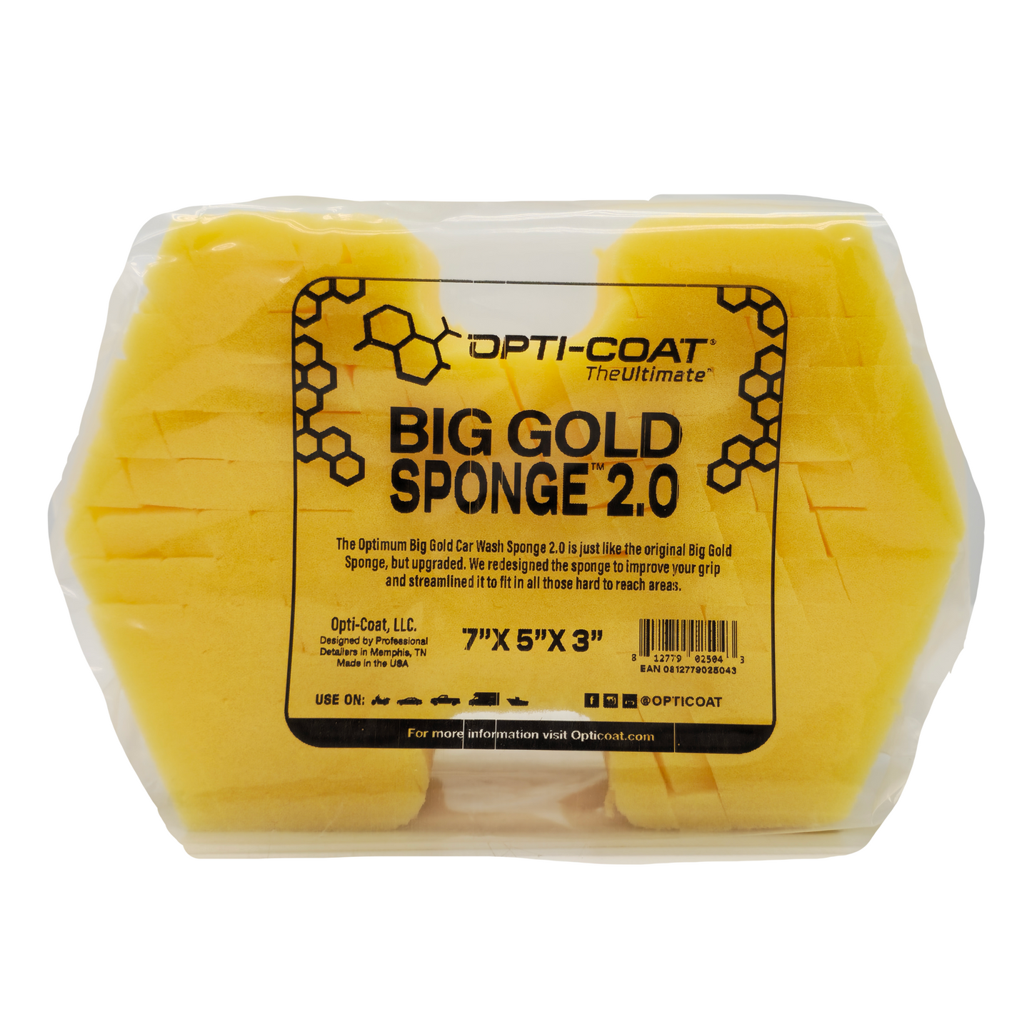 Opti-Coat Big Gold Sponge 2.0
