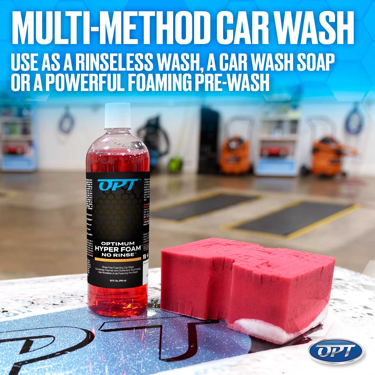 Optimum No Rinse Hyper Foam Rinseless Car Wash