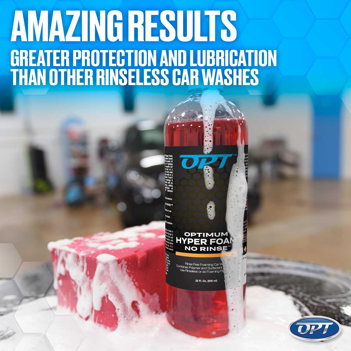 Optimum No Rinse Hyper Foam Rinseless Car Wash