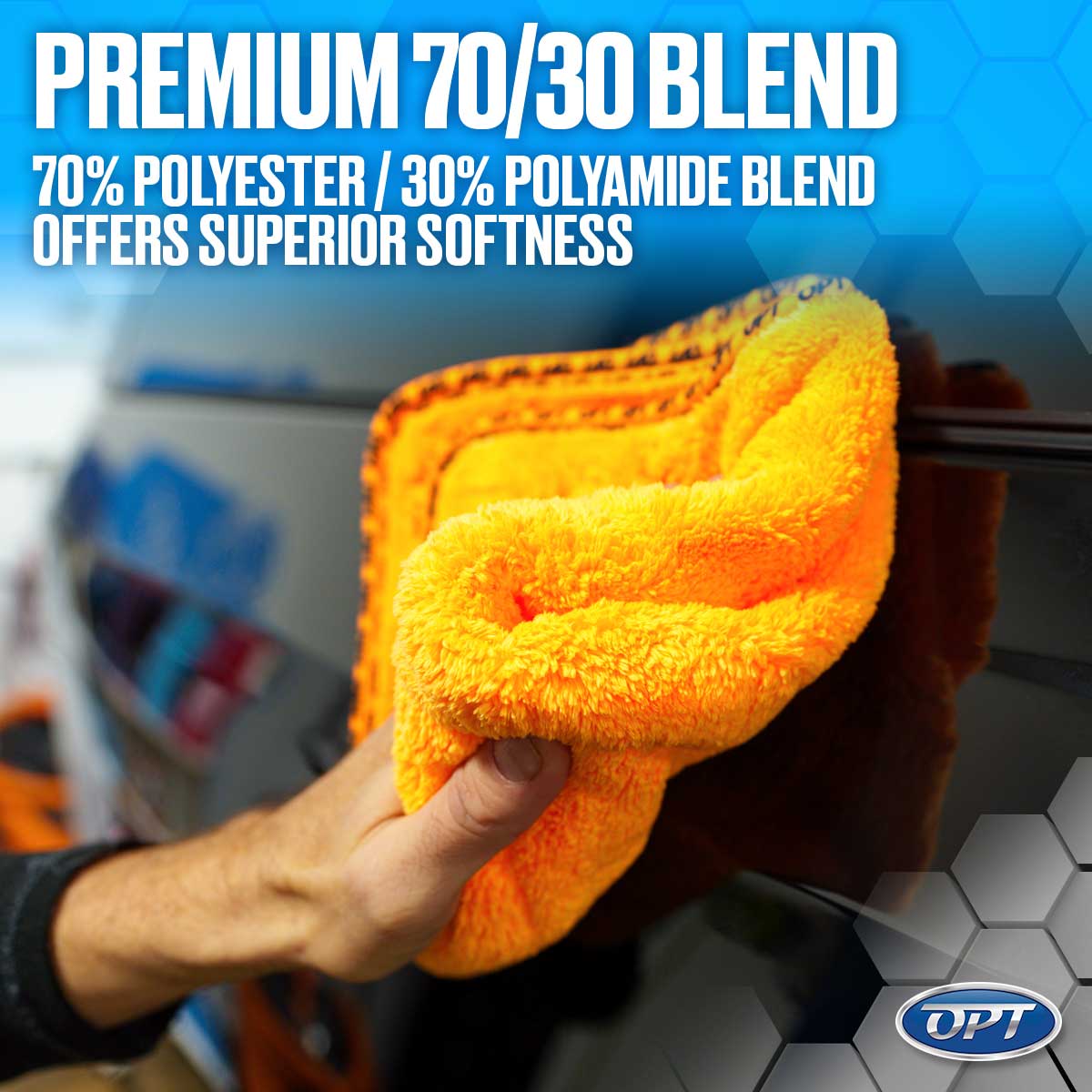 The Ultimate Detailing Towel 16" x 16" Orange 12 Pack
