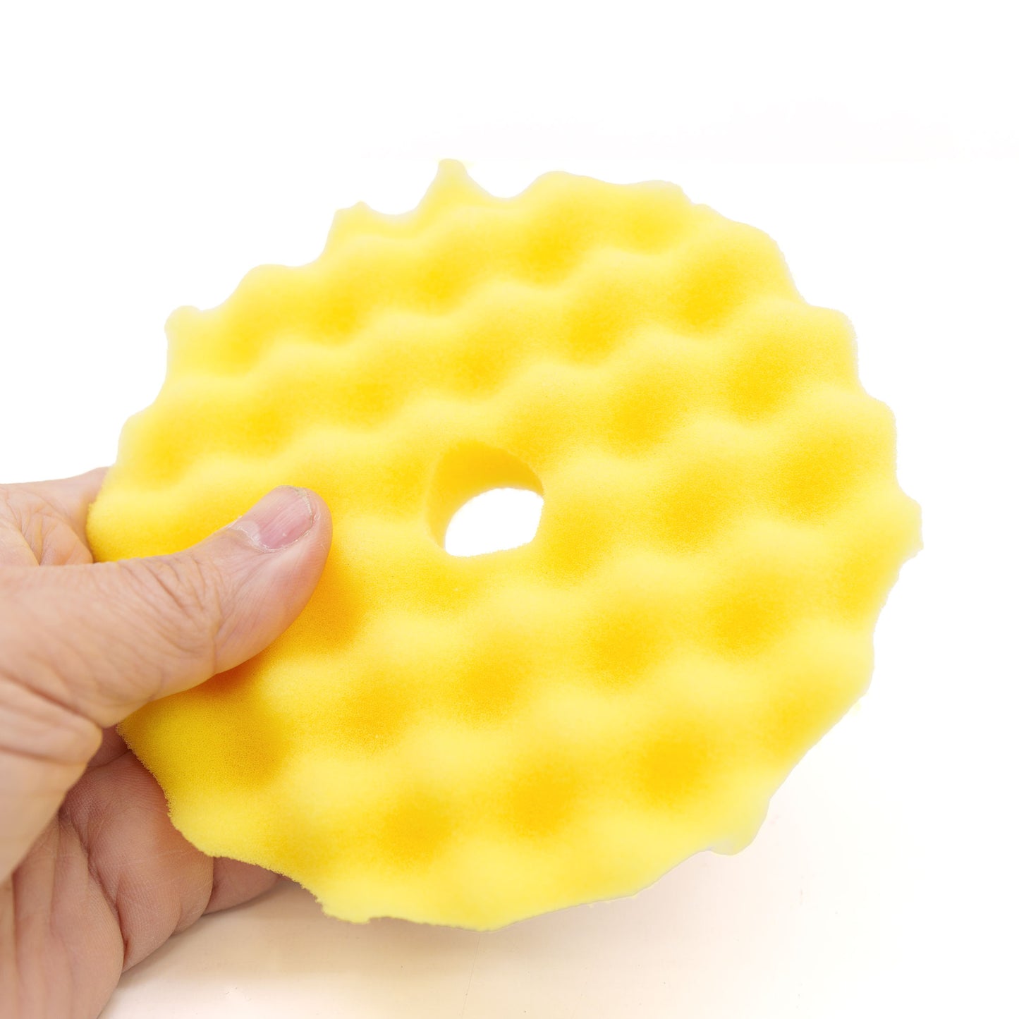 Optimum Yellow Beveled Waffle Foam Pad (Cutting)