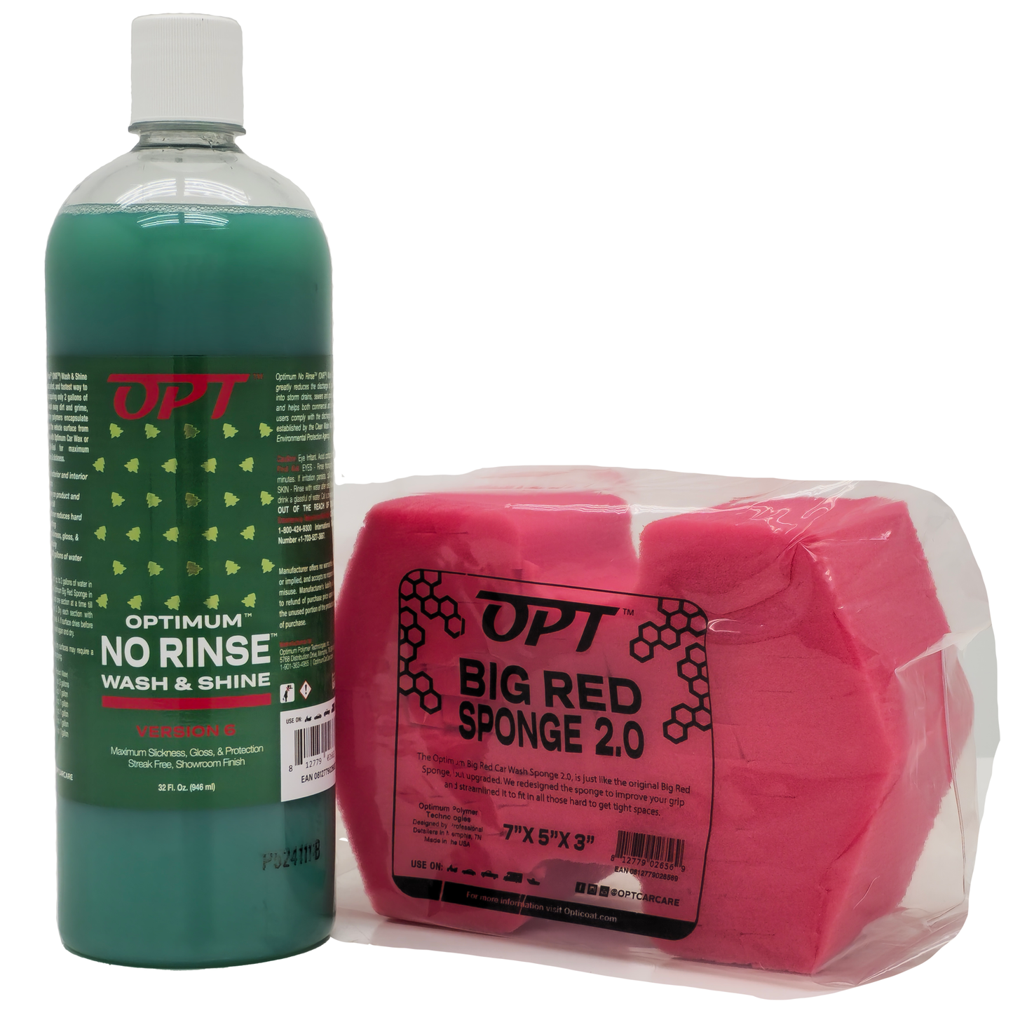 Optimum No Rinse Wash & Shine Version 6 Christmas Edition Rinseless Car Wash