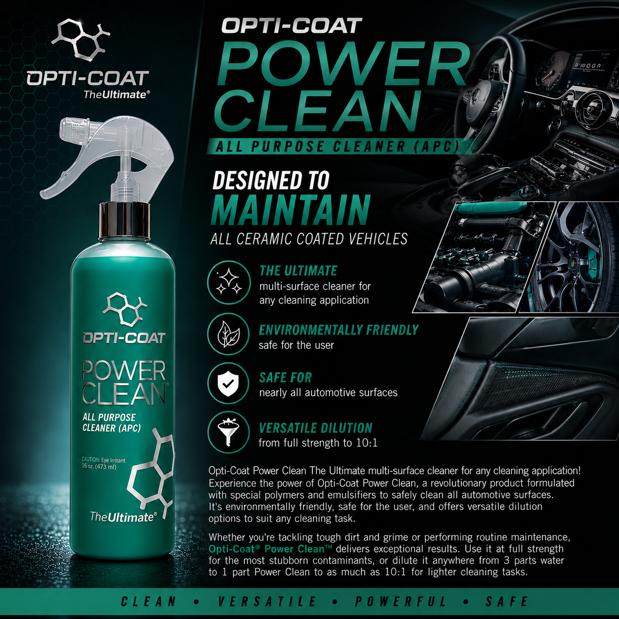 Opti-Coat Power Clean All Purpose Cleaner (APC)