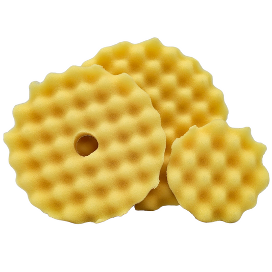 Optimum Yellow Beveled Waffle Foam Pad (Cutting)